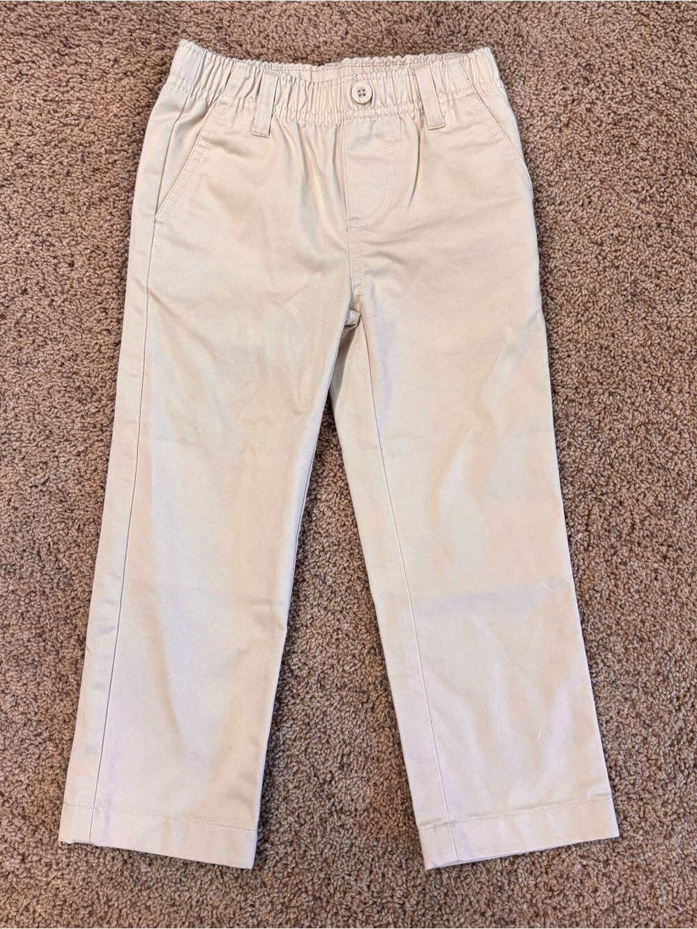 Tommy Hilfiger Boys' Cream Khaki Chinos, size 4